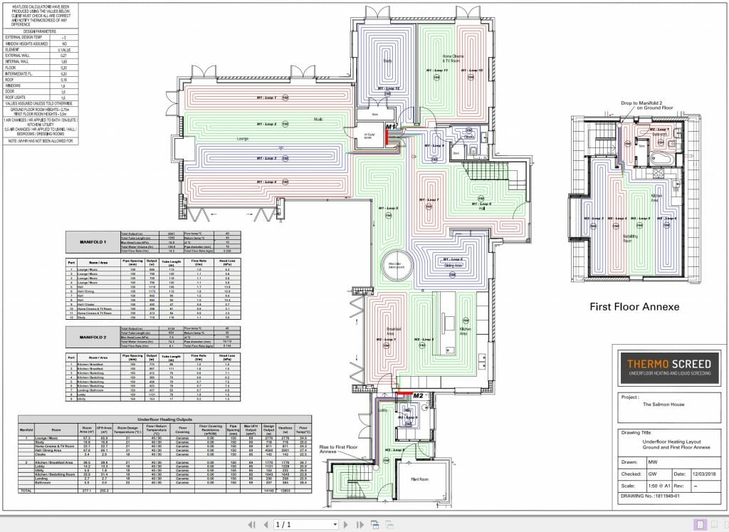 liquid screeding plans